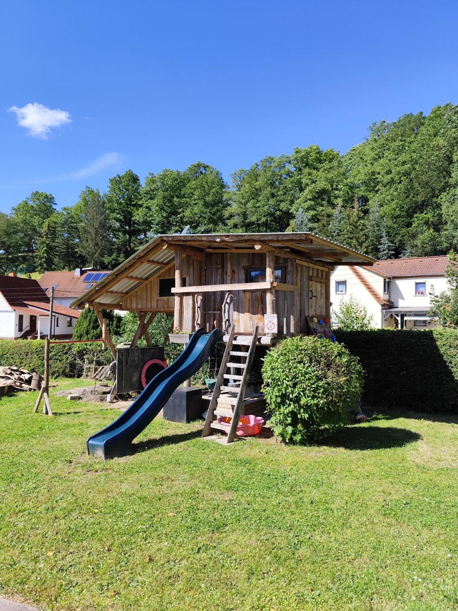 Ferienwohnung Bamberger Mit Wintergarten Schmalkalden Exterior foto